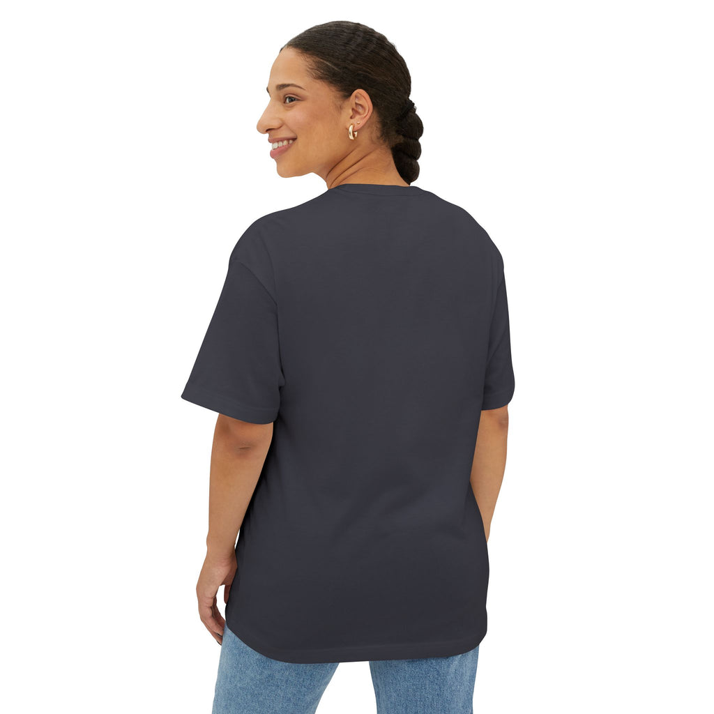 Smiley Face/Lightning Bolt Design - Oversized Tee