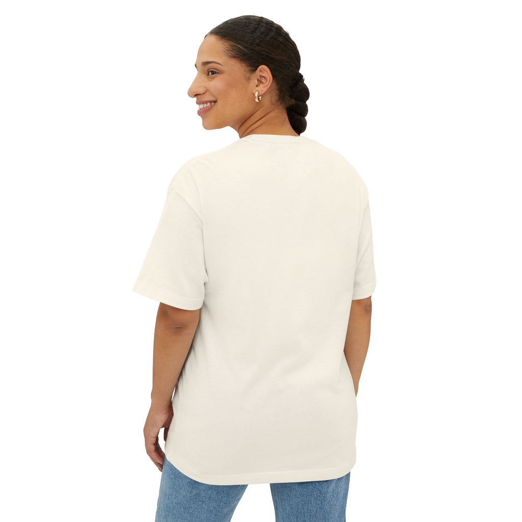 Smiley Face/Lightning Bolt Design - Oversized Tee