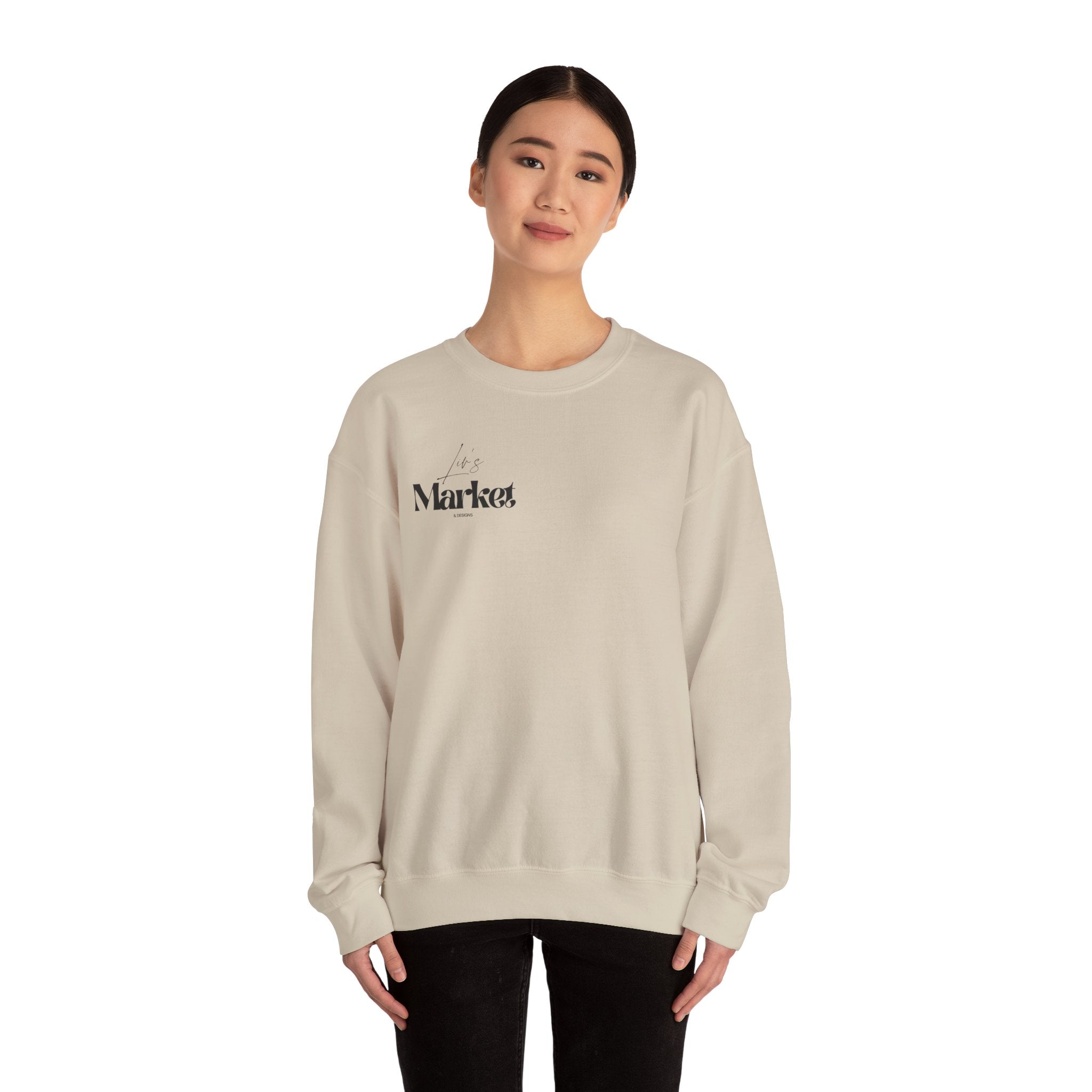 "Liv's Market & Designs" LOGO- Crewneck Sweatshirt