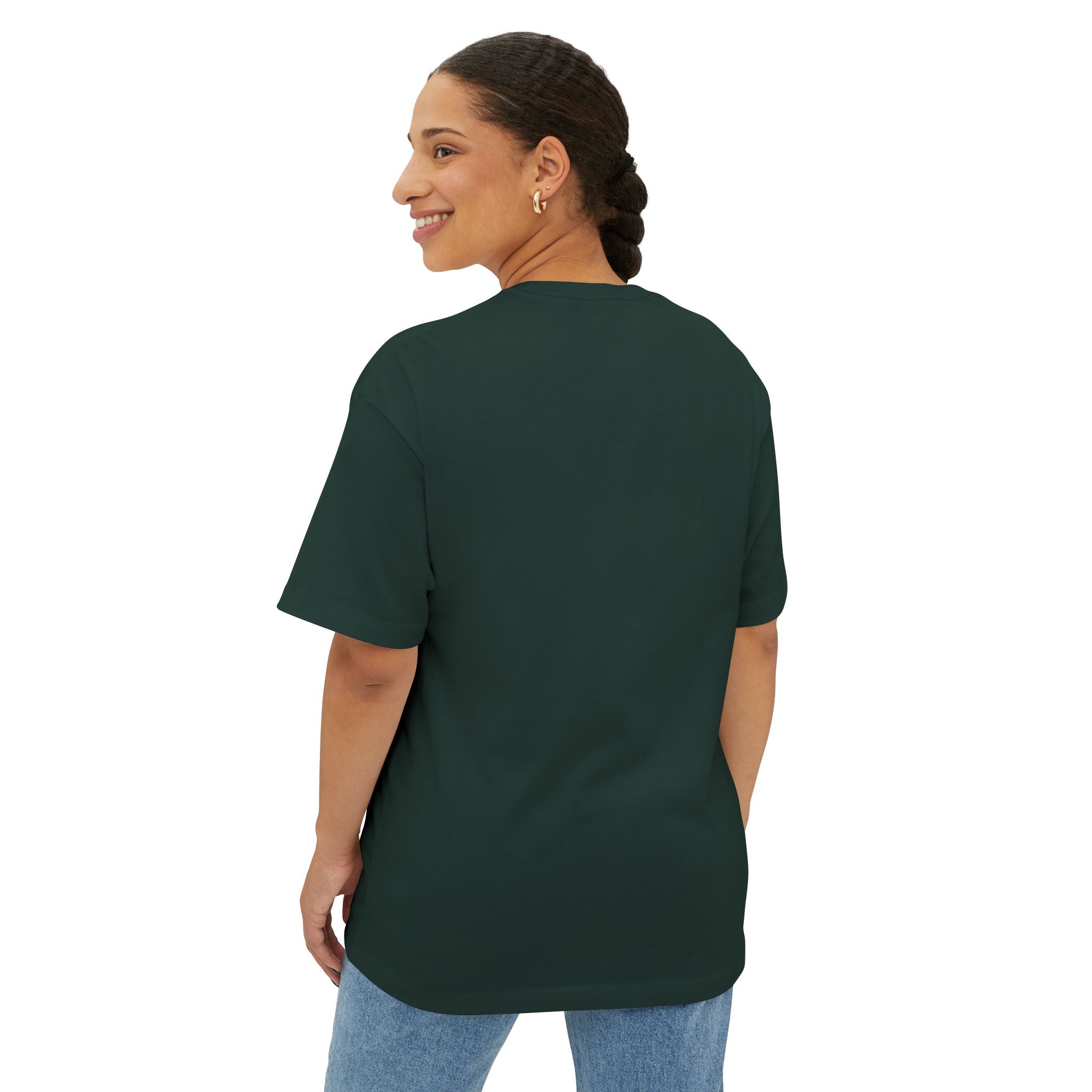 Smiley Face/Lightning Bolt Design - Oversized Tee