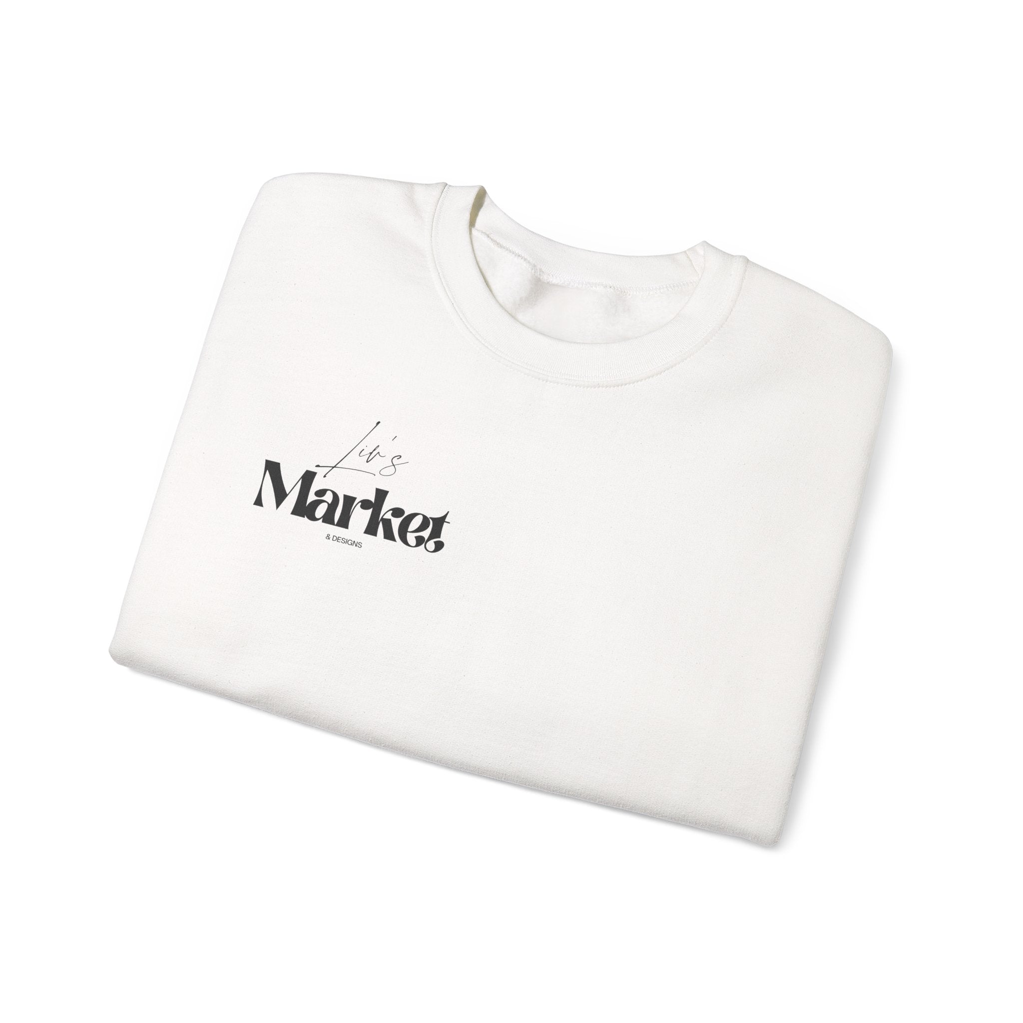 "Liv's Market & Designs" LOGO- Crewneck Sweatshirt