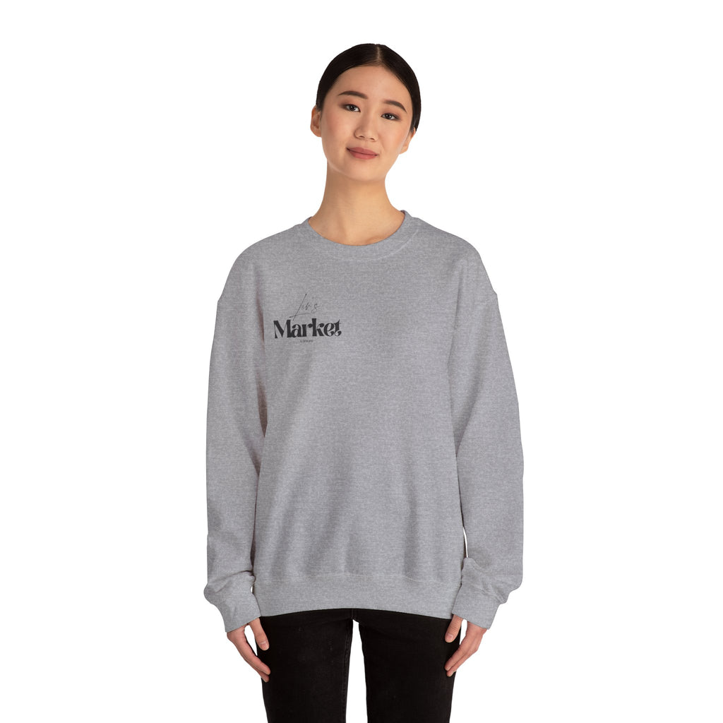 "Liv's Market & Designs" LOGO- Crewneck Sweatshirt