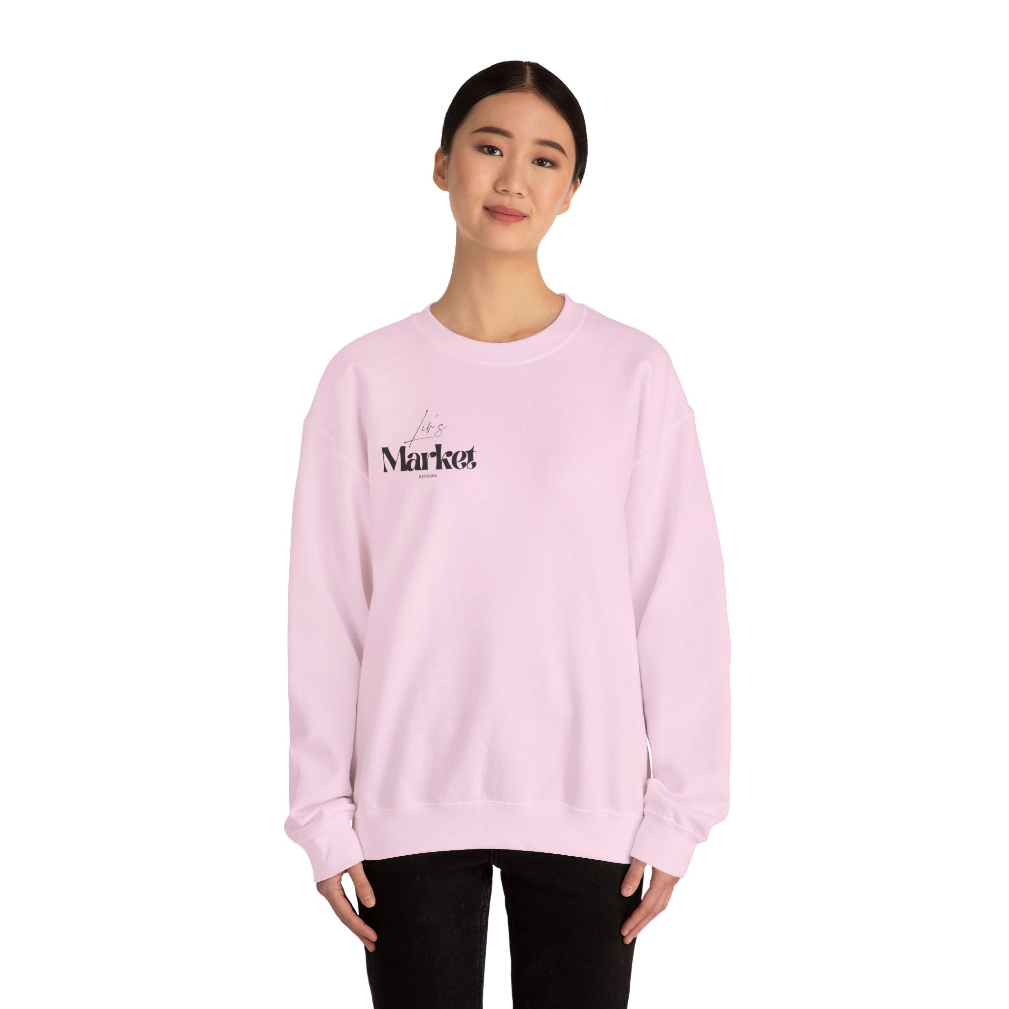 "Liv's Market & Designs" LOGO- Crewneck Sweatshirt